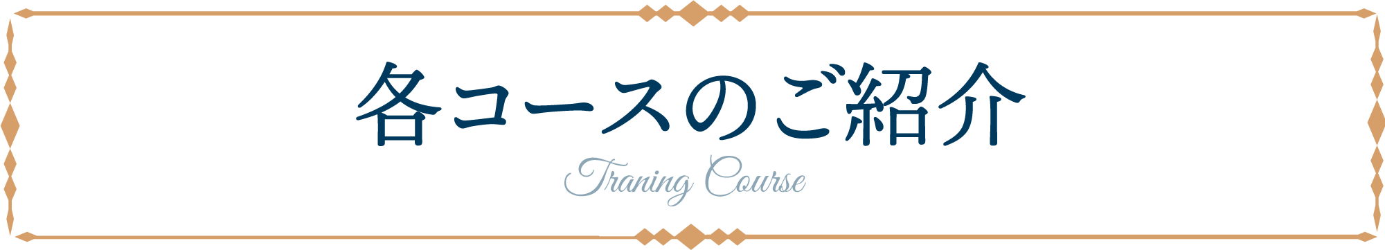 各コースのご紹介